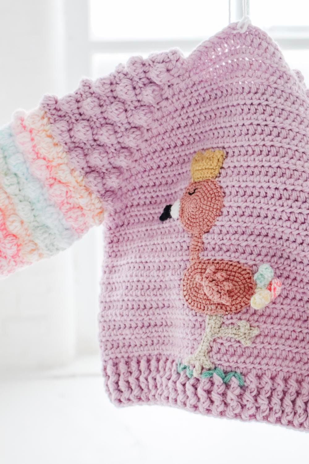 Florrie the Flamingo Cardigan