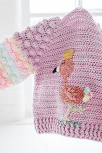 Florrie the Flamingo Cardigan